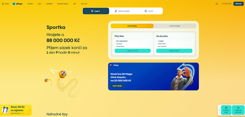 Nejčastěji losovaná čísla SPORTKA úvod