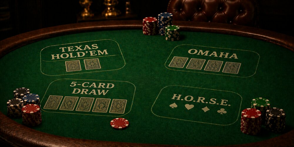 druhy a varianty pokeru