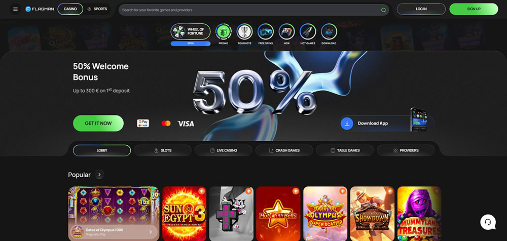 Flagman Casino úvod