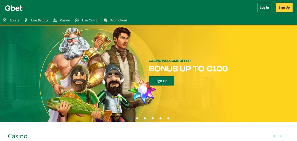 qbet casino úvodní